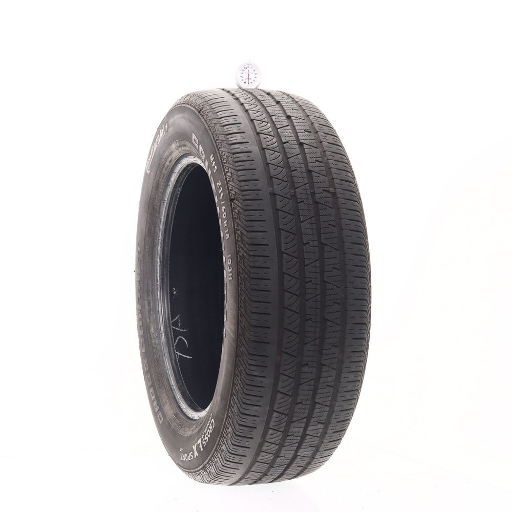 Set of (2) Used 235/60R18 Continental CrossContact LX Sport SSR 103H - 6-7/32 - Image 4
