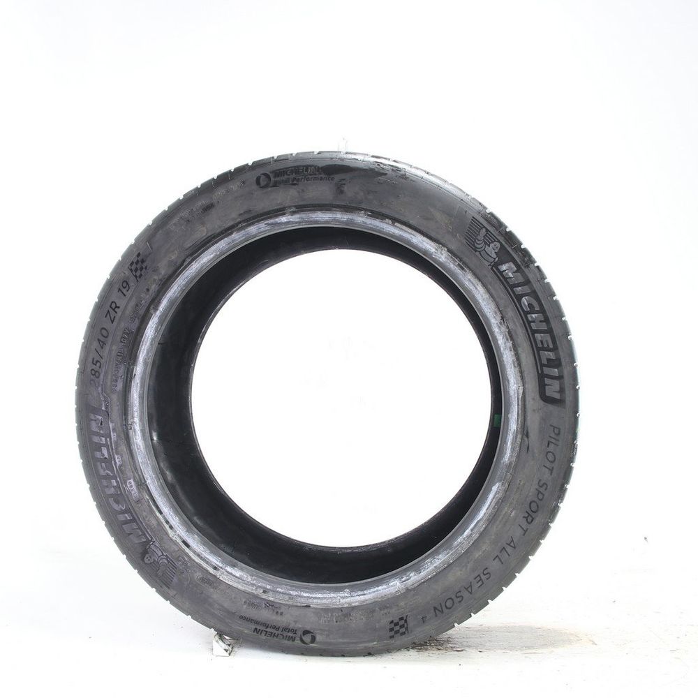 Set of (2) Used 285/40ZR19 Michelin Pilot Sport All Season 4 107Y - 8-9/32 - Image 6