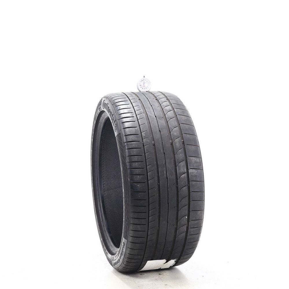 Set of (2) Used 255/35ZR18 Continental ContiSportContact 5P MO 94Y - 7-7.5/32 - Image 1