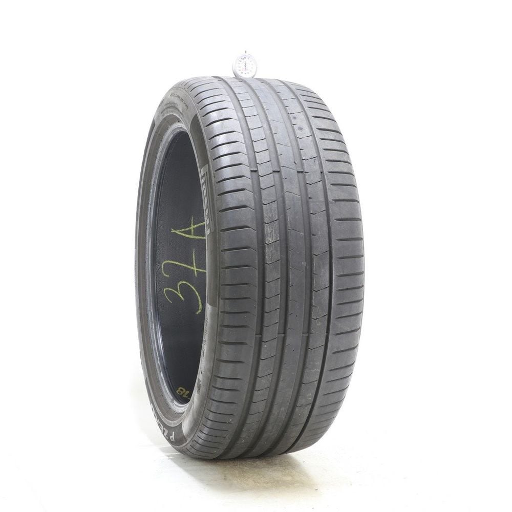 Set of (2) Used 275/40R21 Pirelli P Zero Run Flat 107Y - 6-6.5/32 - Image 4