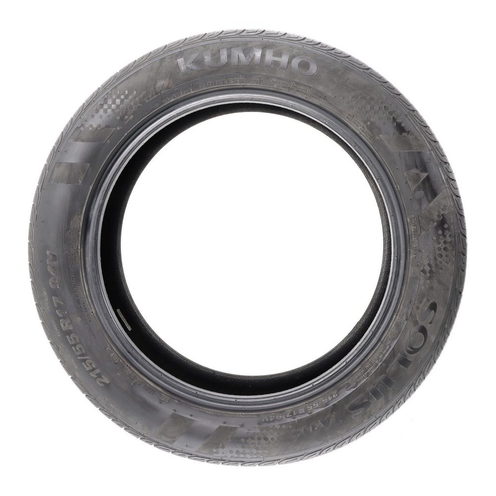 Set of (4) Used 215/55R17 Kumho Solus TA31 Plus 94V - 5.5-7/32 - Image 3