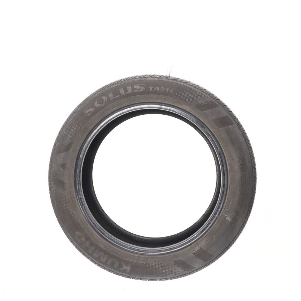 Set of (4) Used 215/55R17 Kumho Solus TA31 Plus 94V - 5.5-7/32 - Image 6