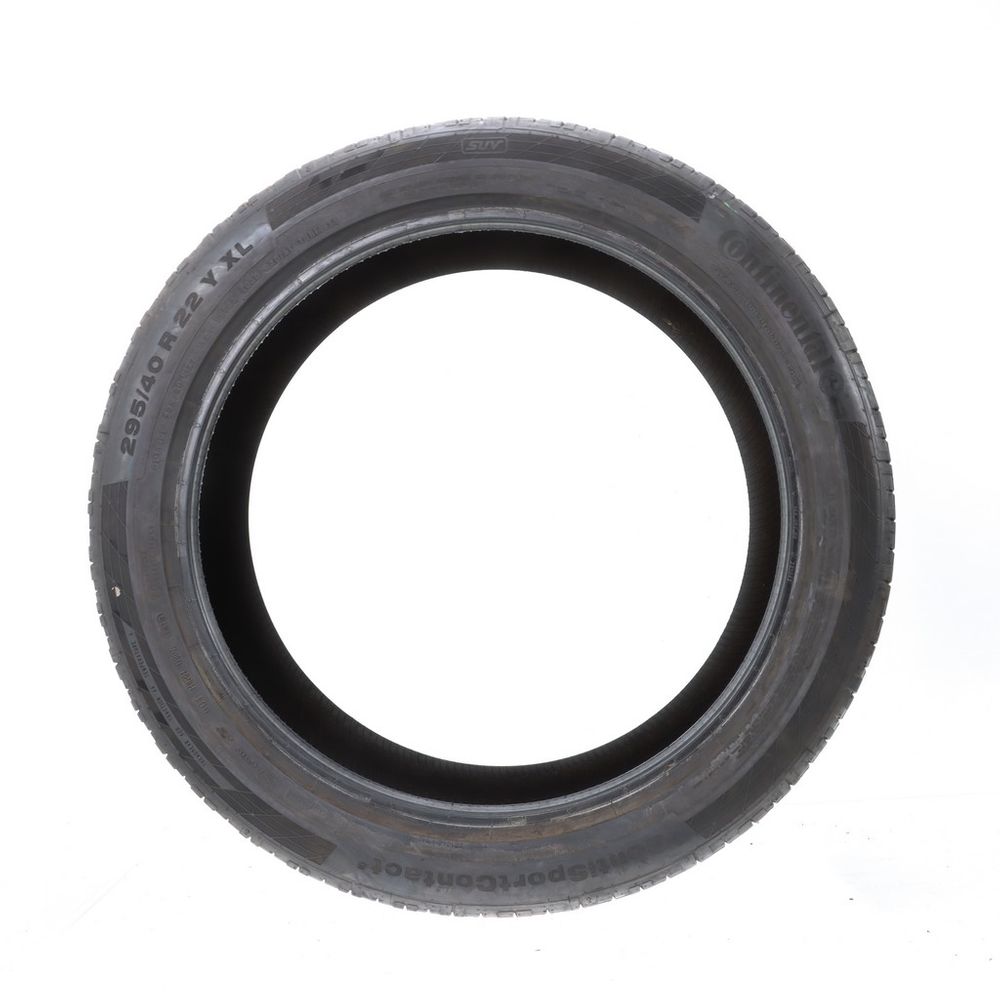 Set of (2) Driven Once 295/40R22 Continental ContiSportContact 5 SUV ContiSilent 112Y - 9.5/32 - Image 3