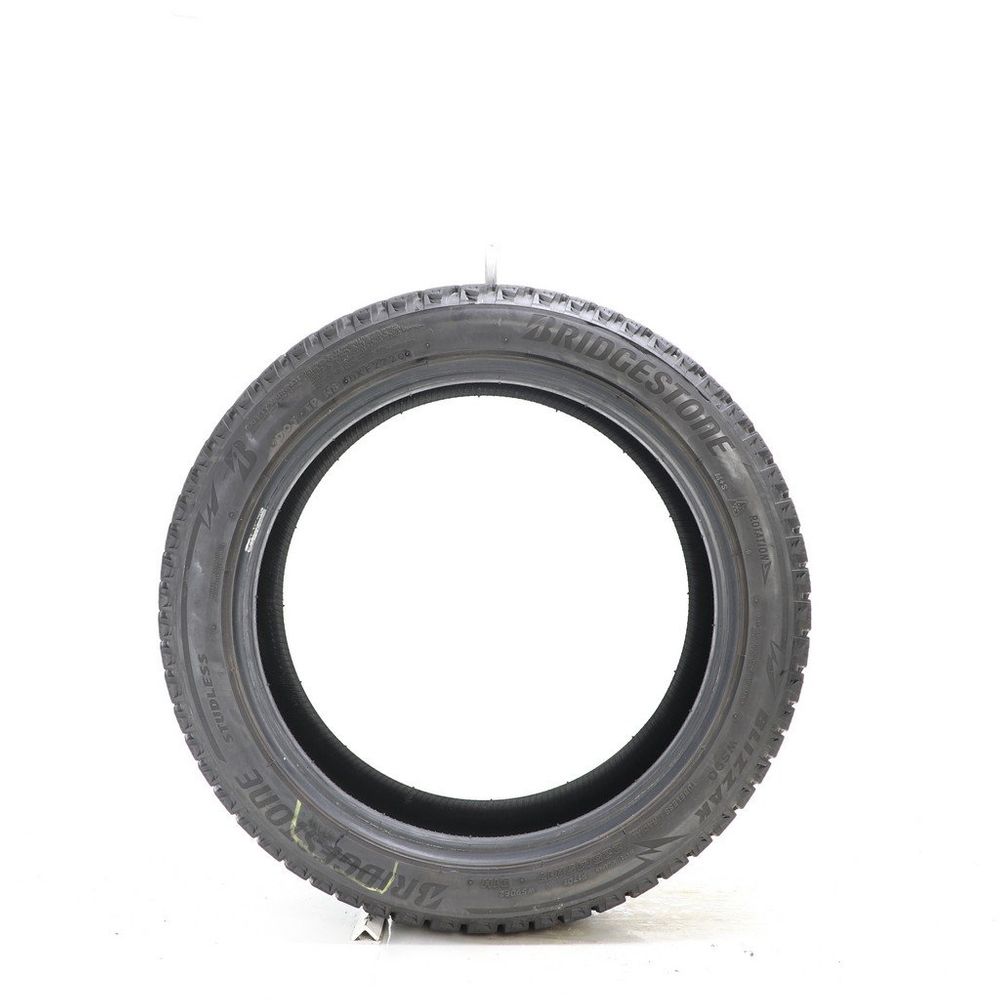 Set of (2) Used 225/45R17 Bridgestone Blizzak WS90 Studless 91H - 10-11/32 - Image 3