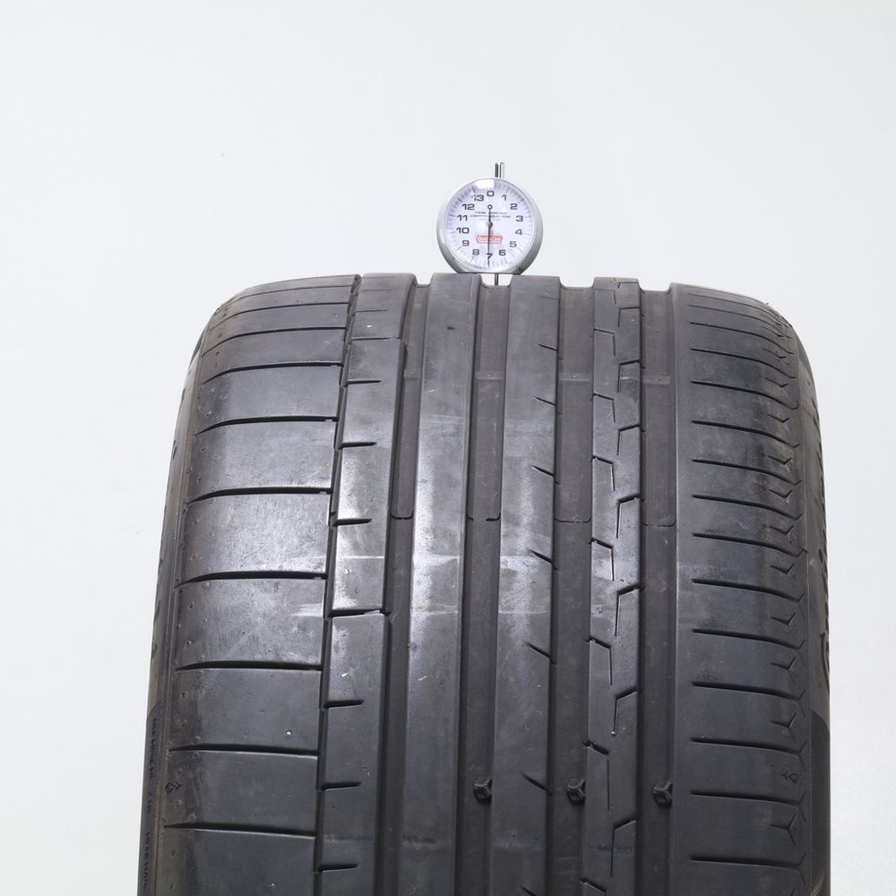 Set of (2) Used 295/35ZR23 Continental SportContact 6 AO 108Y - 7-7.5/32 - Image 2