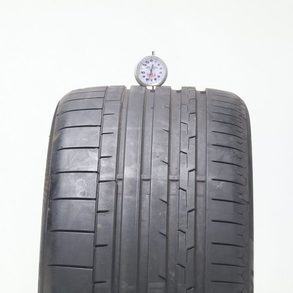 Set of (2) Used 295/35ZR23 Continental SportContact 6 AO 108Y - 7-7.5/32 - Image 5