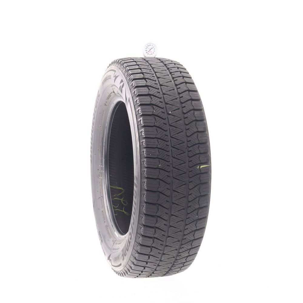 Set of (4) Used 225/65R17 Bridgestone Blizzak WS90 Studless 102H - 8.5-9.5/32 - Image 1
