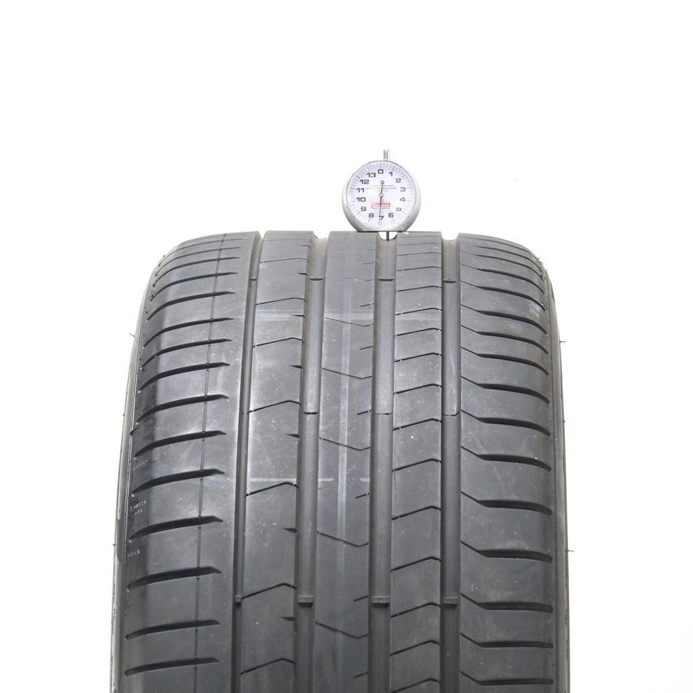 Set of (4) Used 265/35R21 Pirelli P Zero PZ4 LM1 Elect PNCS 103Y - 7-7.5/32 - Image 2