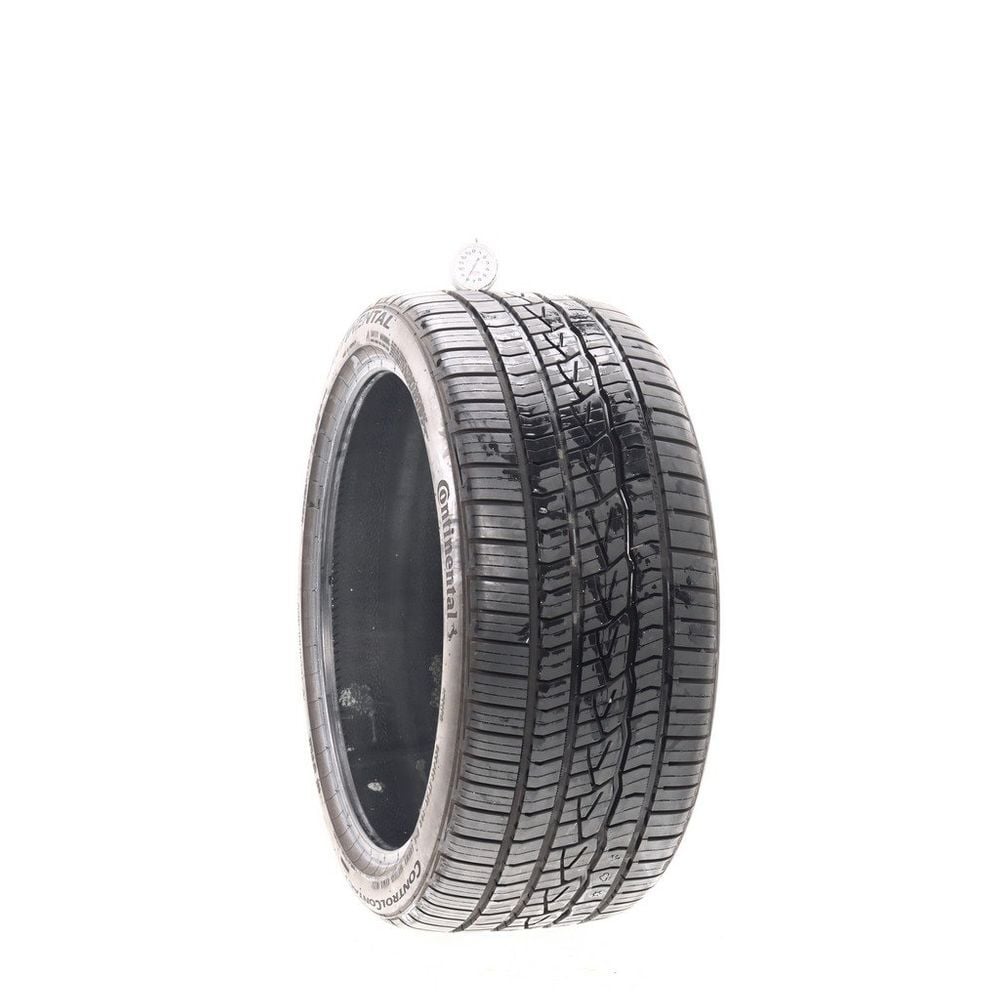 Set of (2) Used 255/35ZR19 Continental ControlContact Sport SRS Plus 96Y - 8-9/32 - Image 1