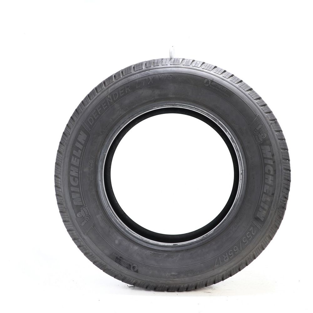 Set of (2) Used 255/65R17 Michelin Defender LTX M/S 110T - 8.5-9.5/32 - Image 3