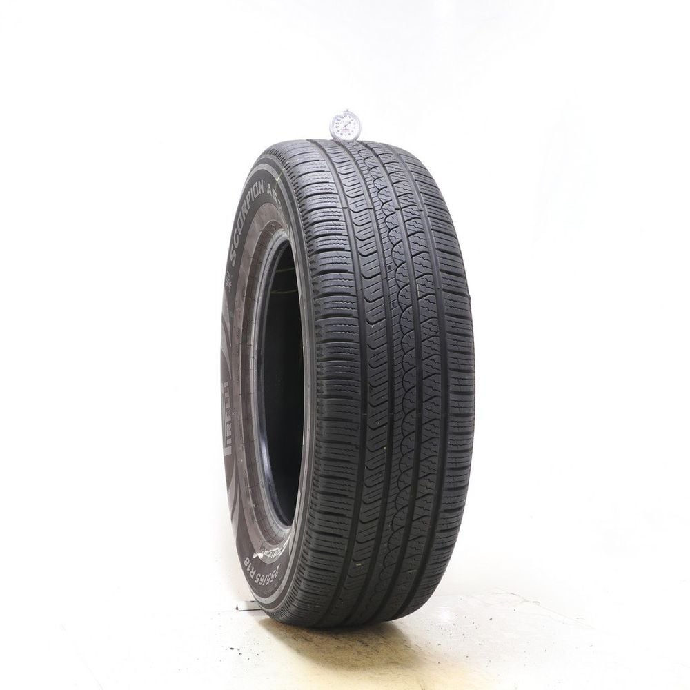 Set of (4) Used 255/65R18 Pirelli Scorpion AS Plus 3 111T - 9/32 - Image 1