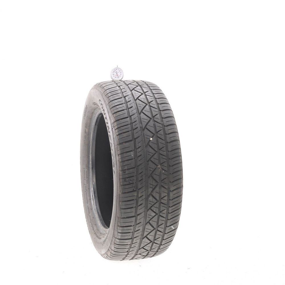 Set of (2) Used 235/55ZR17 Continental SureContact RX 99W - 6.5-7/32 - Image 1