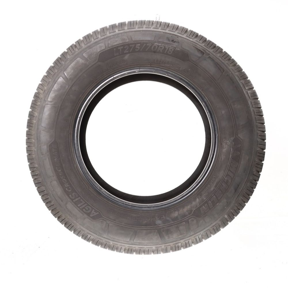 Set of (2) Used LT 275/70R18 Michelin Agilis CrossClimate  125/122R E - 8-9/32 - Image 3