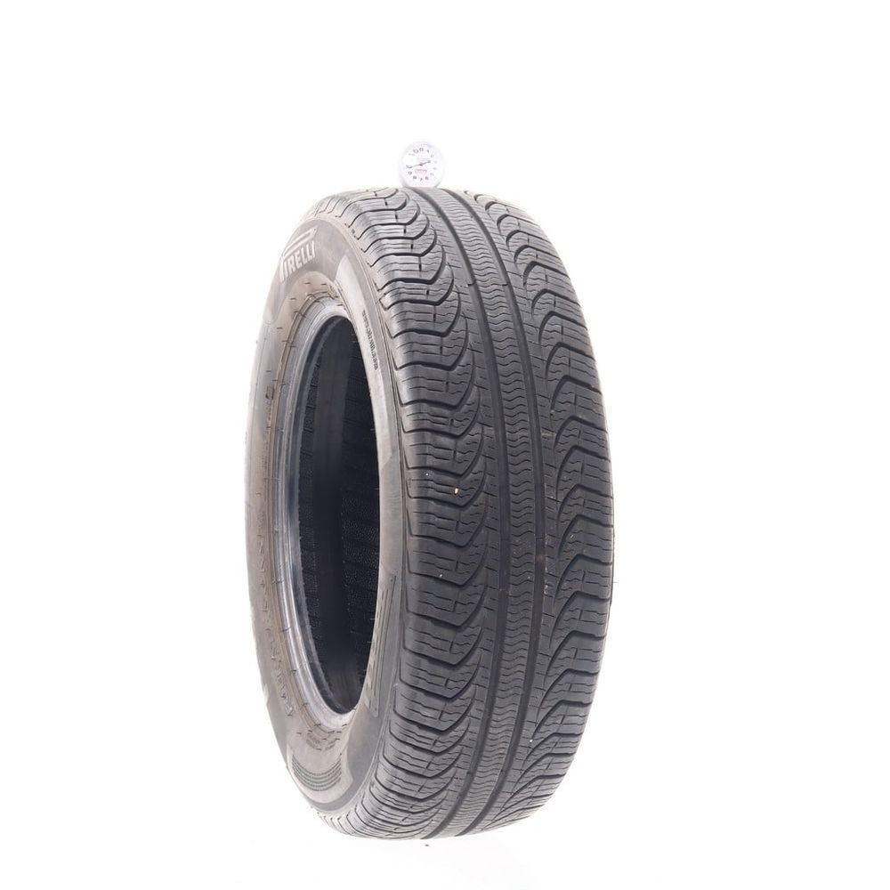 Set of (2) Used 215/60R16 Pirelli P4 Four Seasons Plus 95T - 9.5-10/32 - Image 1