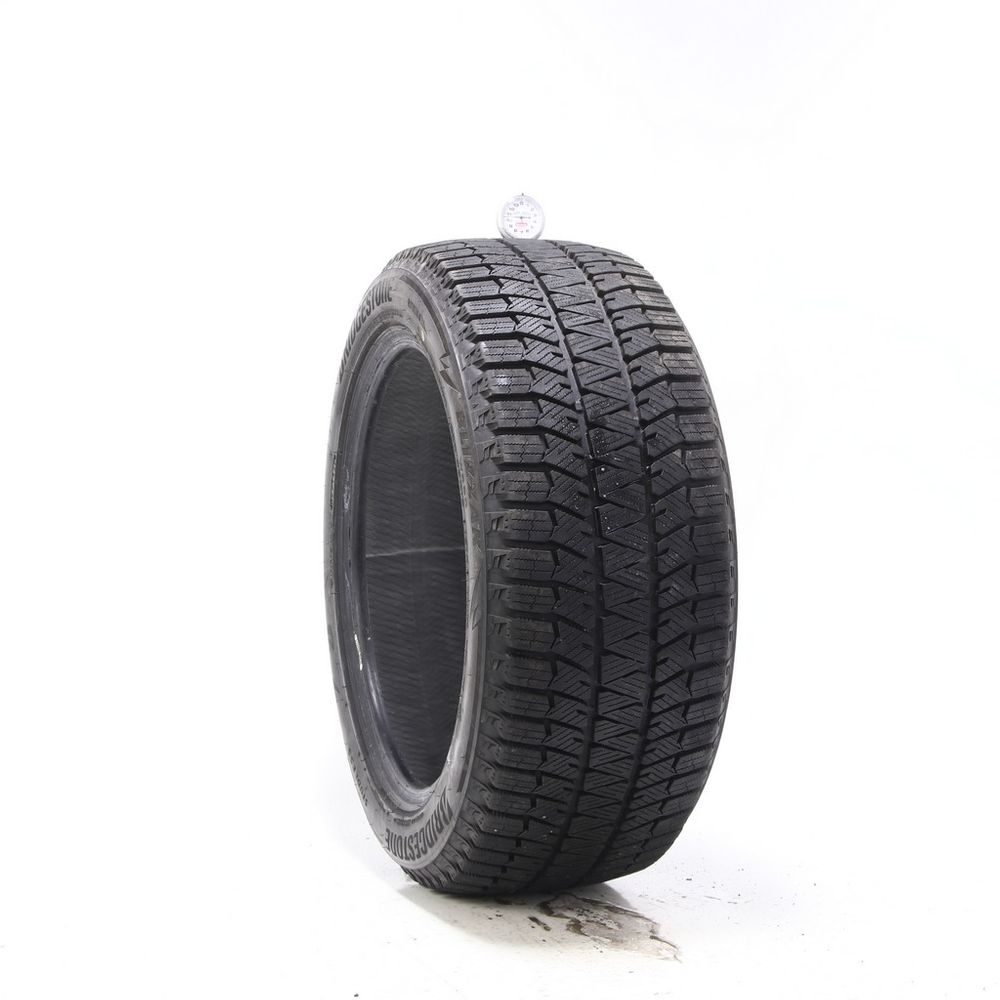 Set of (2) Used 235/50R18 Bridgestone Blizzak WS90 Studless 101H - 10.5/32 - Image 1