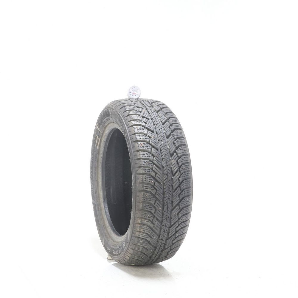 Set of (2) Used 205/55R16 Duraturn Mozzo Winter Ice Studded 91T - 10/32 - Image 1