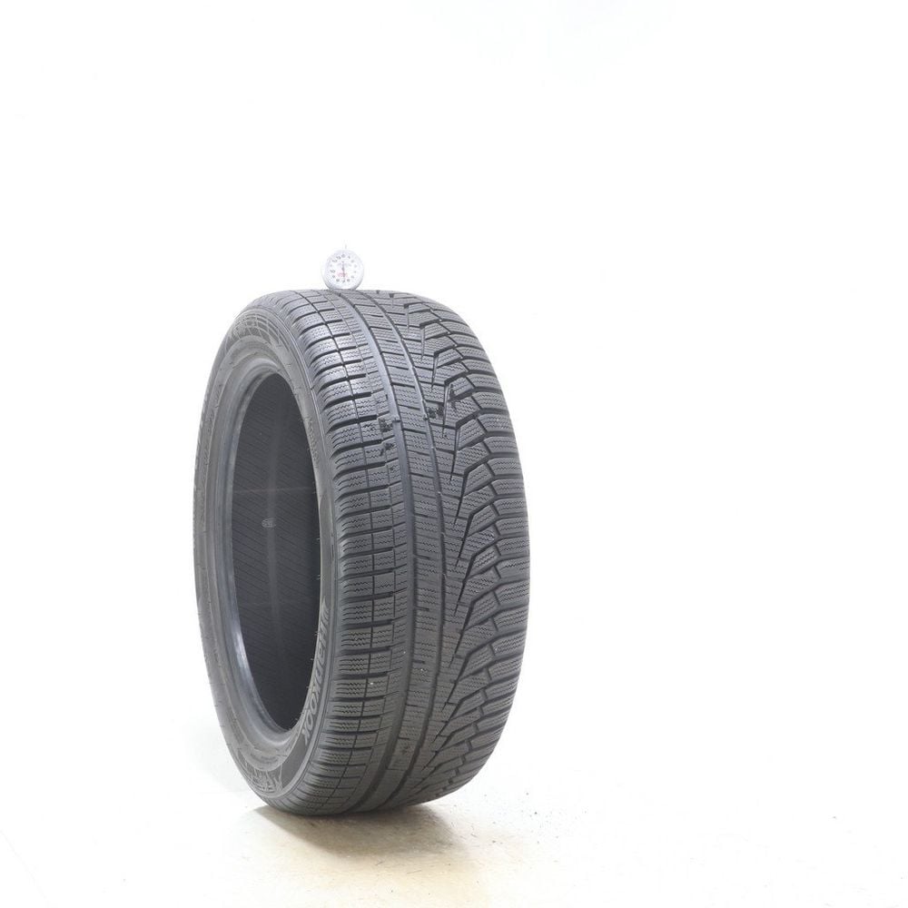 Set of (2) Used 235/45R17 Hankook Winter iCept evo2 97V - 6.5/32 - Image 1