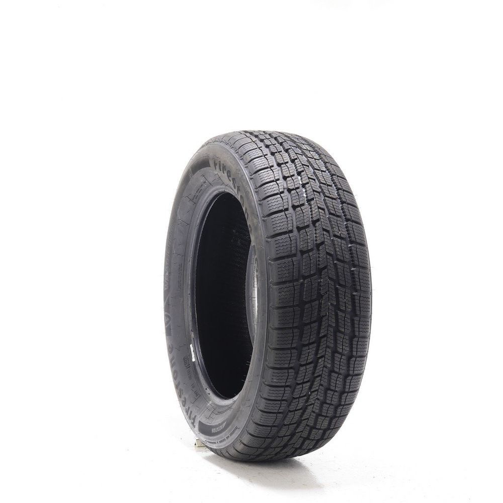 Set of (2) Driven Once 225/60R17 Firestone WeatherGrip 99H - 10/32 - Image 1