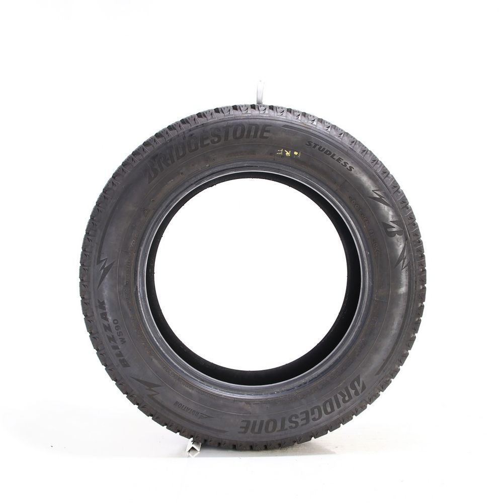 Set of (2) Used 215/60R16 Bridgestone Blizzak WS90 Studless 95H - 10.5-11/32 - Image 3