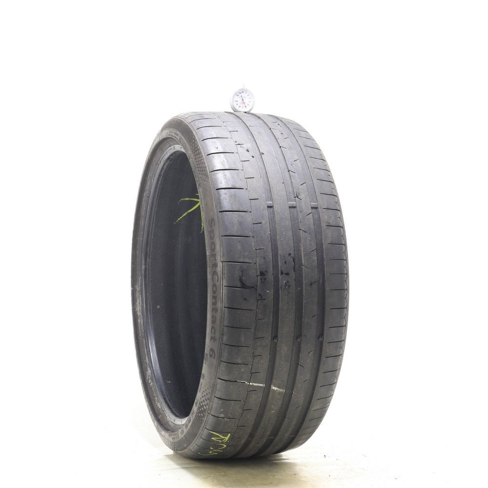 Used 255/35ZR21 Continental SportContact 6 MO1 98Y - 6/32 - Image 1