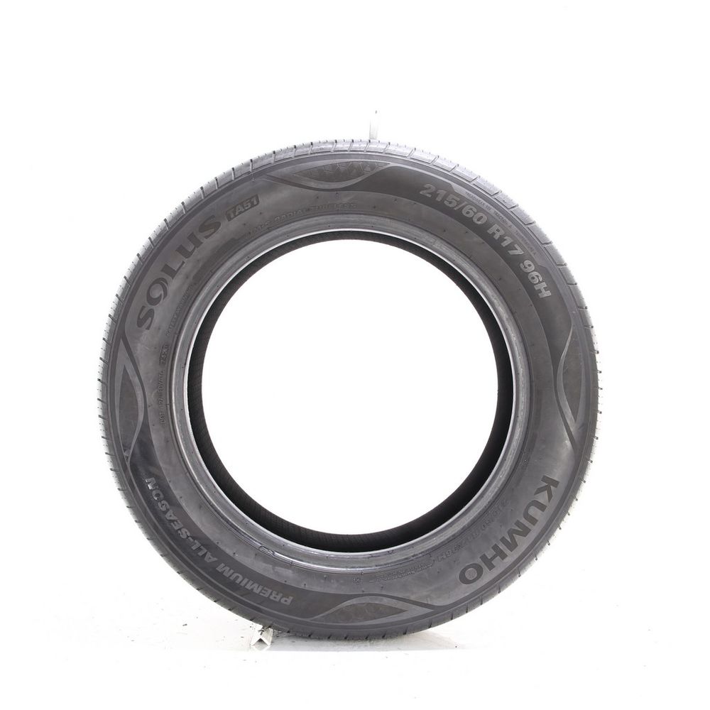 Set of (4) Used 215/60R17 Kumho Solus TA51 96H - 6.5-8/32 - Image 3