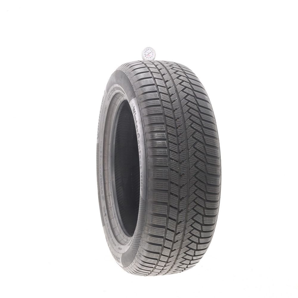 Set of (2) Used 255/55R19 Continental WinterContact TS850P SUV AO 111H - 9-10/32 - Image 1