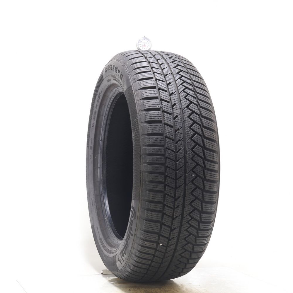 Set of (2) Used 255/55R19 Continental WinterContact TS850P SUV AO 111H - 9-10/32 - Image 4