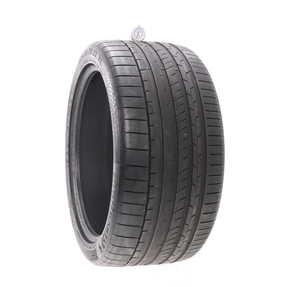 Set of (2) Used 325/35ZR22 Continental SportContact 6 MO1 114Y - 6-7.5/32 - Image 4