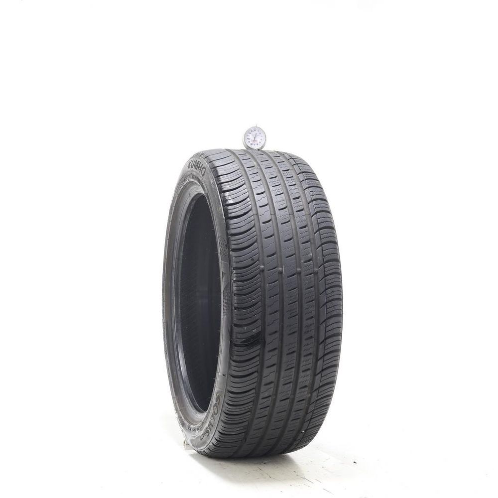 Set of (2) Used 225/45ZR18 Kumho Solus TA71 95W - 7.5-8.5/32 - Image 1