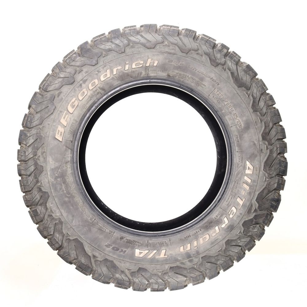 Used LT 275/70R18 BFGoodrich All-Terrain T/A KO2 125/122R E - 9/32 - Image 3