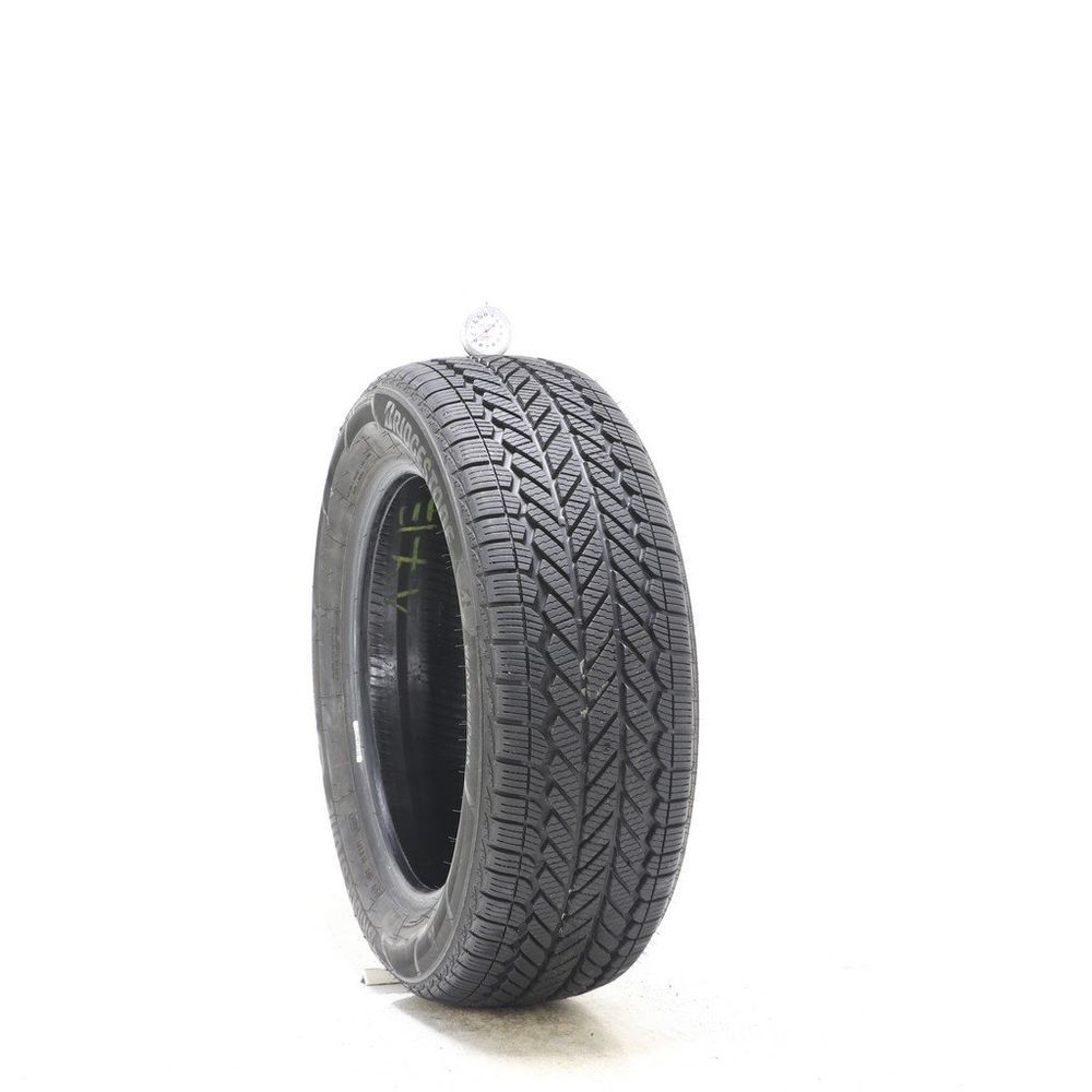 Set of (4) Used 205/55R16 Bridgestone WeatherPeak 91V - 9/32 - Image 1