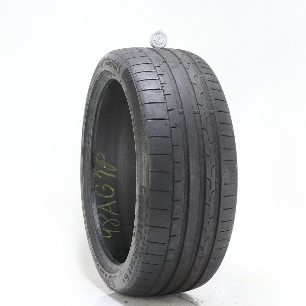 Used 255/40ZR21 Continental SportContact 6 102Y - 7/32 - Image 1