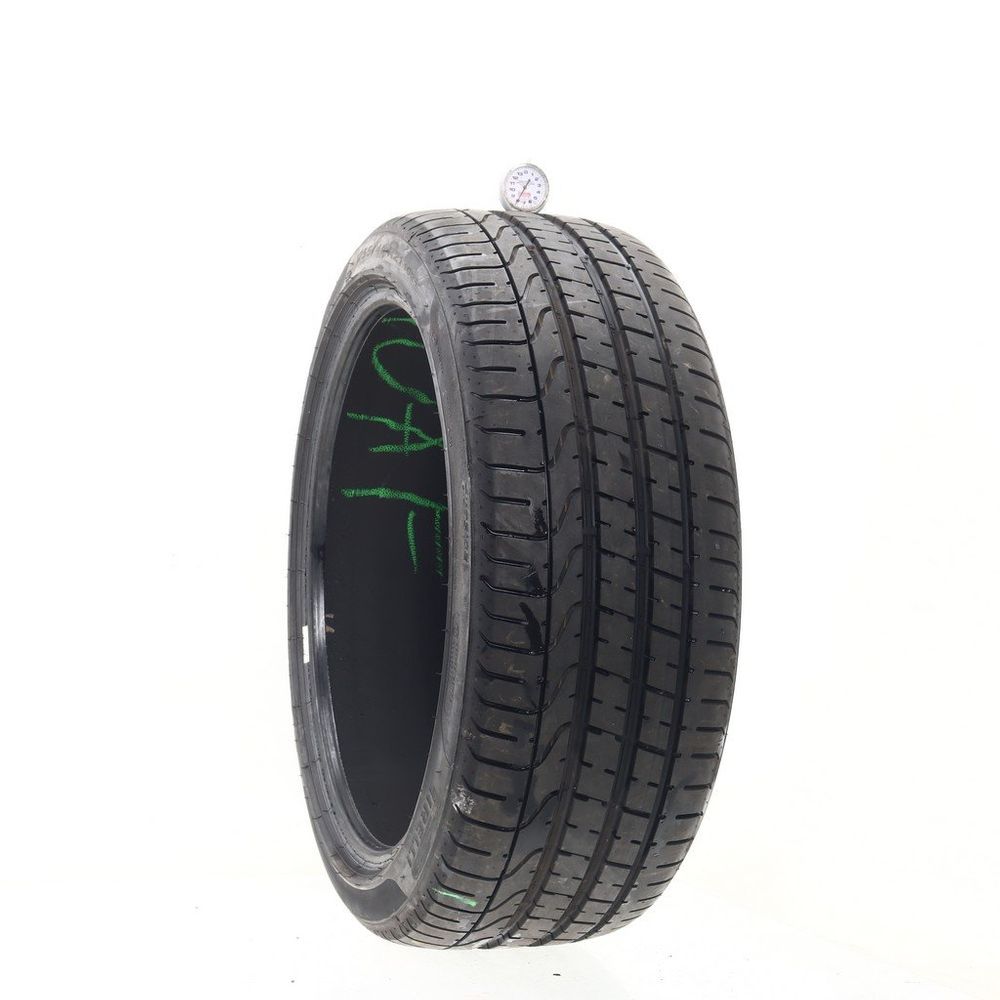 Set of (2) Used 255/40R21 Pirelli P Zero R01 102Y - 8/32 - Image 1