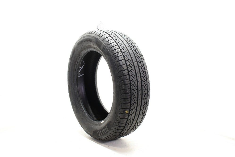 Set of (2) Used 225/60R18 Pirelli P6 Four Seasons Plus 99H - 7-8/32 - Image 1