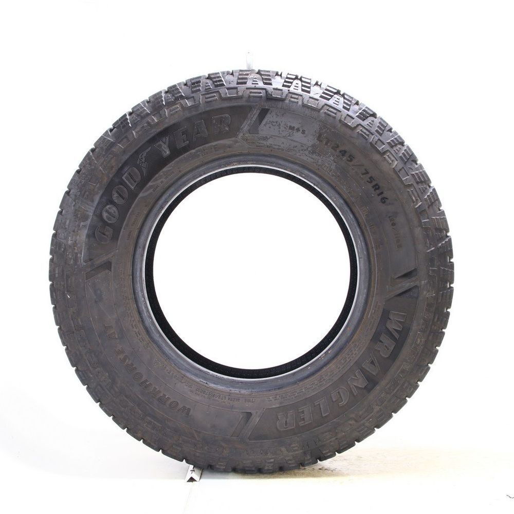 Set of (2) Used LT 245/75R16 Goodyear Wrangler Workhorse AT 120/116S E - 9.5/32 - Image 3
