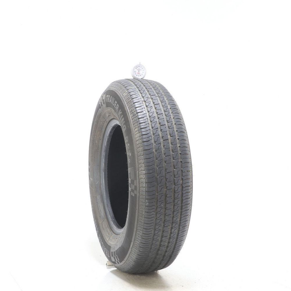 Set of (2) Used ST 205/75R14 Trailer King RST Plus 105/101M D - 6.5-7/32 - Image 1