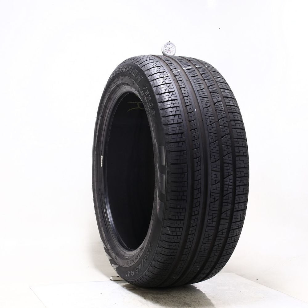 Set of (2) Used 285/45R21 Pirelli Scorpion Verde B1 113W - 7.5-9/32 - Image 4