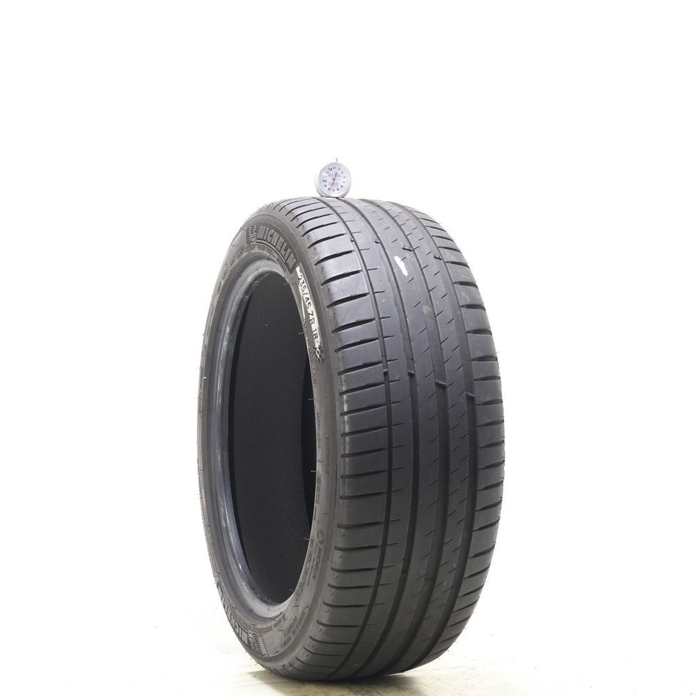 Set of (2) Used 235/45ZR18 Michelin Pilot Sport 4 TO Acoustic 98Y - 7-7.5/32 - Image 4
