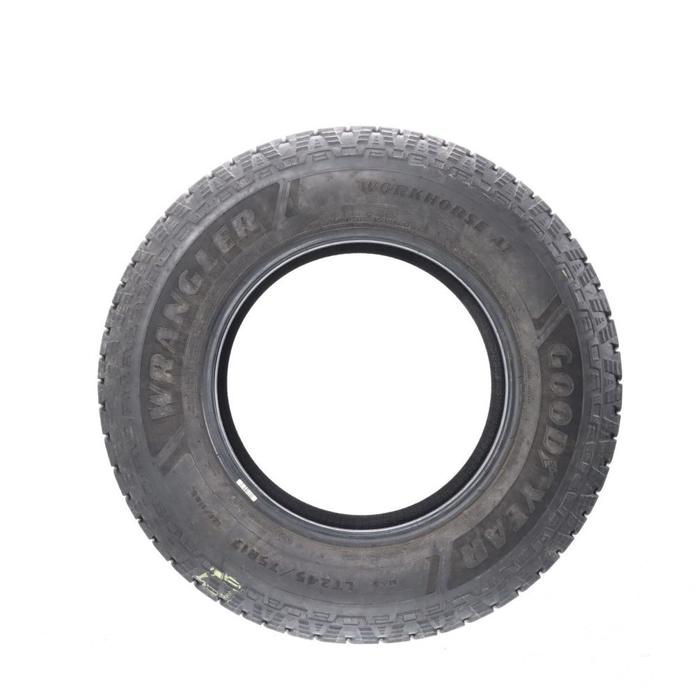 Set of (2) Used LT 245/75R17 Goodyear Wrangler Workhorse AT 121/118S E - 14/32 - Image 3