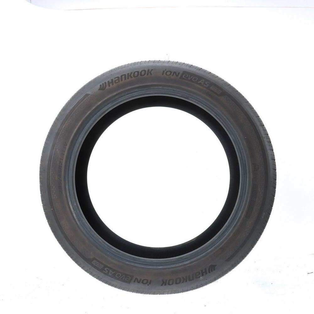 Set of (2) Used 285/45R21 Hankook iON evo AS SUV Sound Absorber EV 113V - 6.5-7.5/32 - Image 6