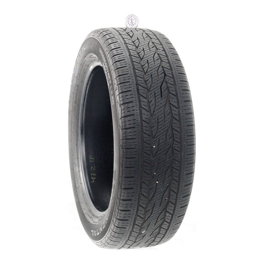 Set of (2) Used 255/55R20 Continental CrossContact LX20 107H - 6.5-7.5/32 - Image 1