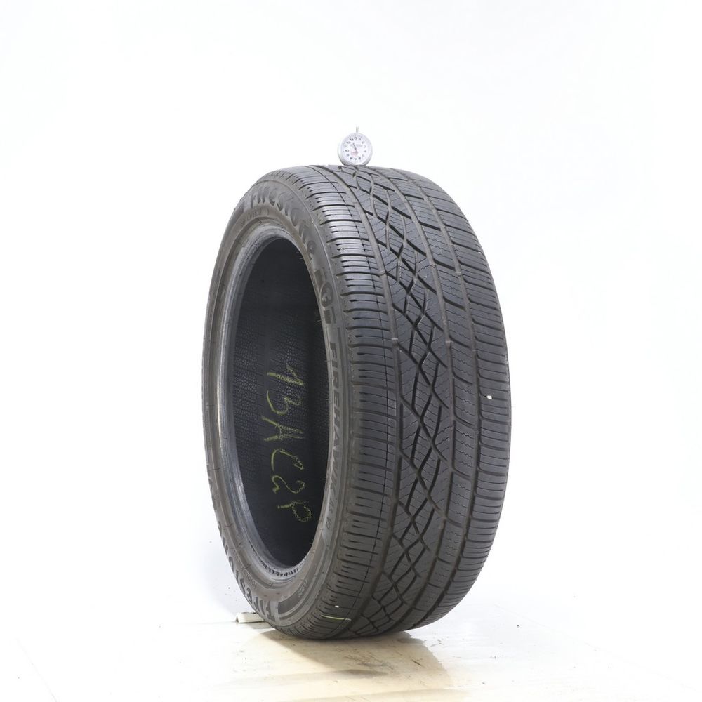 Set of (2) Used 245/45R19 Firestone Firehawk AS V2 98W - 6-7.5/32 - Image 1