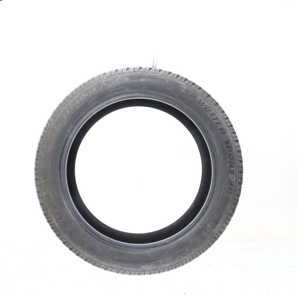 Used 245/45R18 Dunlop SP Winter Sport 3D DSST Run Flat 100V - 7.5/32 - Image 3