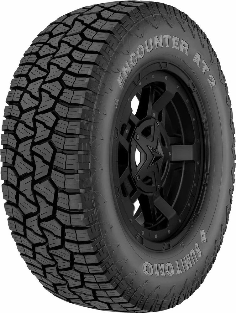 Set of (2) New LT 35X12.50R18 Sumitomo Encounter AT2 128R - Image 1