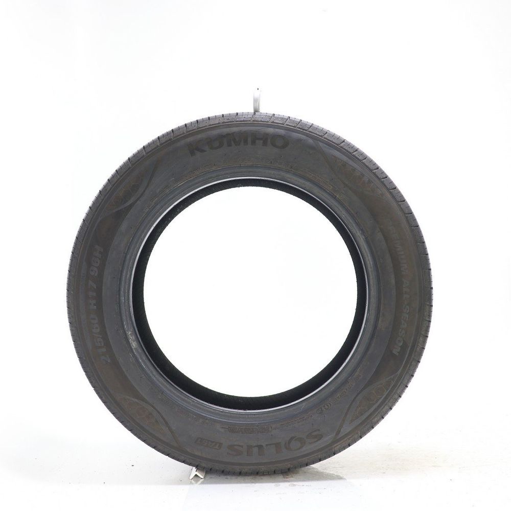 Set of (2) Used 215/60R17 Kumho Solus TA51 96H - 8-9/32 - Image 6