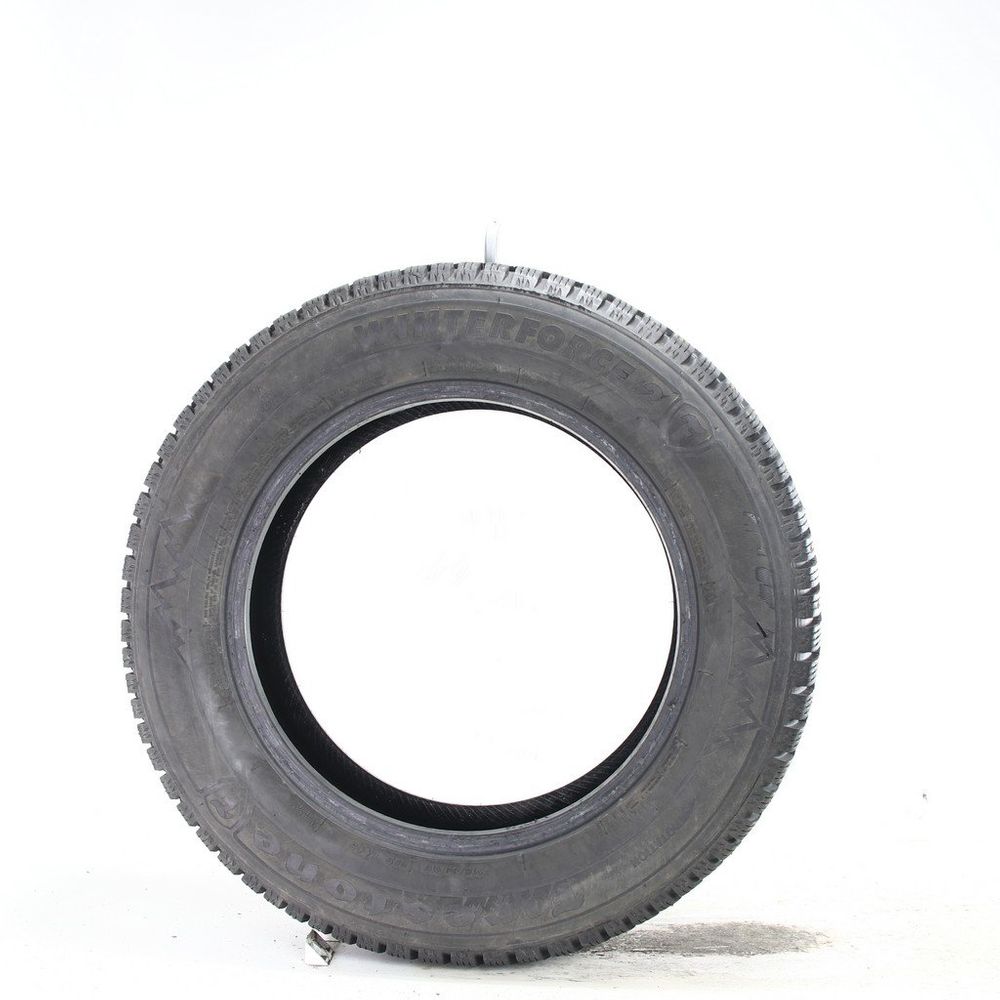 Set of (2) Used 215/60R16 Firestone Winterforce 2 Studded 95S - 10.5-11/32 - Image 3