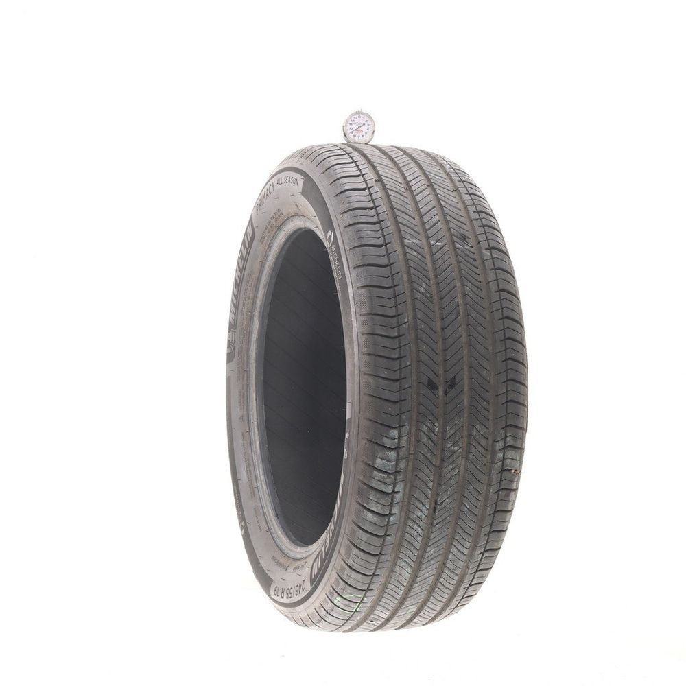 Set of (2) Used 245/55R19 Michelin Primacy All Season 103H - 9-9.5/32 - Image 1