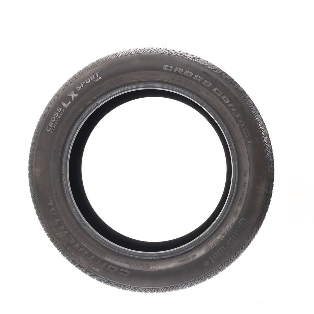 Set of (4) Used 235/55R19 Continental CrossContact LX Sport SSR MOE 101H - 6.5-7/32 - Image 6
