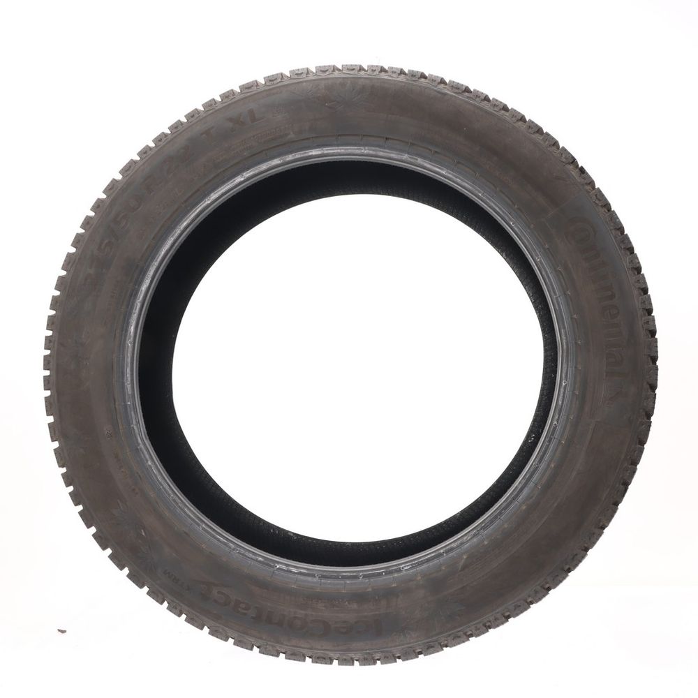 Set of (2) Used 275/50R22 Continental IceContact XTRM 115T - 10-10.5/32 - Image 3