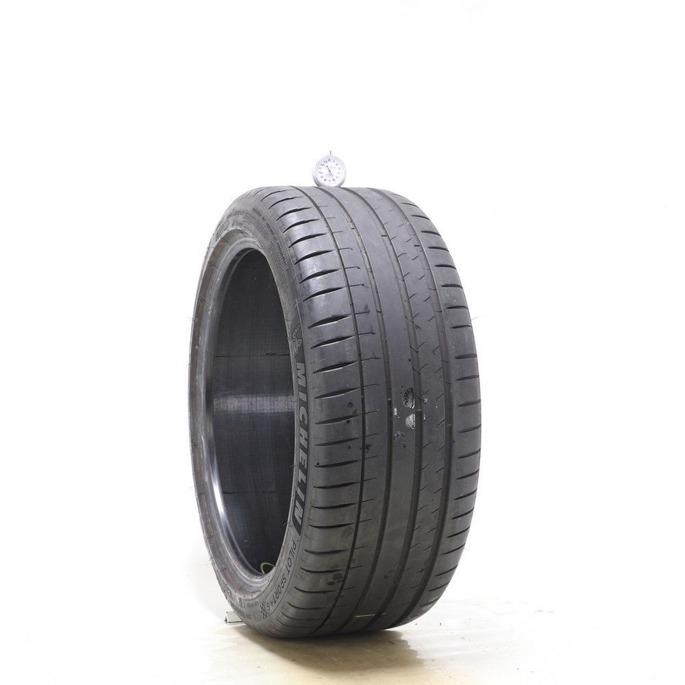 Set of (2) Used 245/40ZR19 Michelin Pilot Sport 4 S ZP 94Y - 5.5-7/32 - Image 1